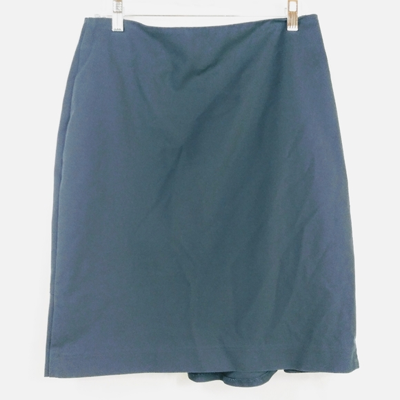 Ann Taylor Loft Navy Straight Skirt - Picture 1 of 5